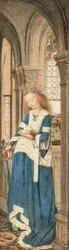 Triptych of Mary and Child, St. Michael, and the Catherine 